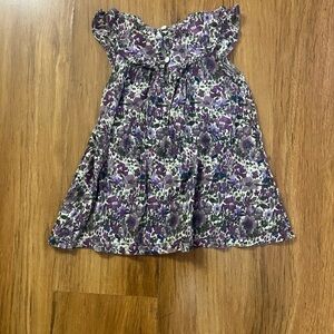 Baby Gap Floral Purple Kids Dress 2 years